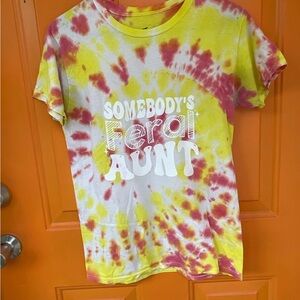 Woman’s Tie Dye- Yellow and Red